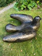 (Tuin)Beeld vogel, tuin, duif, zwaluw, vijver 80cm, Ophalen, Nieuw, Kunststof, Dierenbeeld