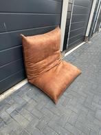 Cognac Zitzak - Gebruikt, maar kan nog prima mee!, Huis en Inrichting, Zitzakken, Ophalen, Gebruikt, Bruin, Zitzak