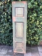 Oud Frans paneel/luik, groen gepatineerd, Ophalen