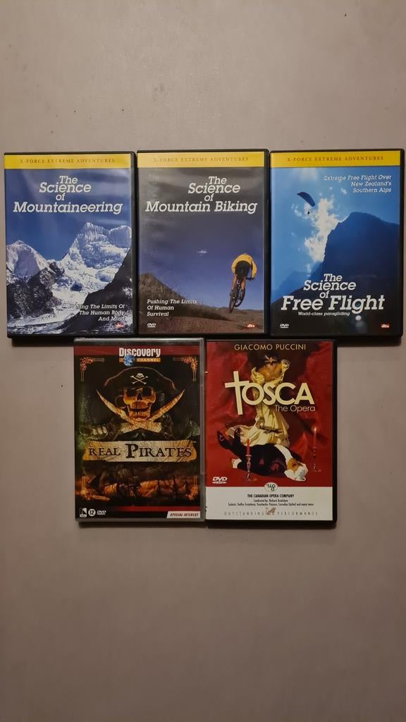DVD Collectie: Avontuur, Piraten & Opera, Alle leeftijden, Ophalen of Verzenden, Gebruikt