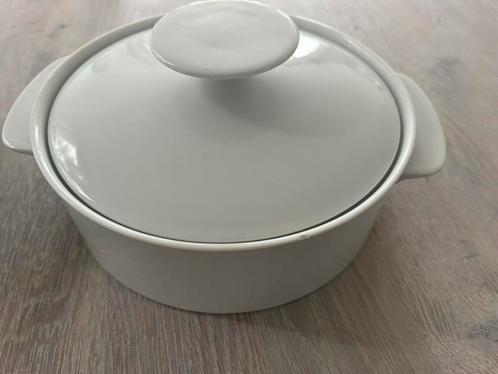 thomas porseleinen schaal jaren 70 schaal wit, Huis en Inrichting, Keuken | Servies, Gebruikt, Schaal of Schalen, Effen, Porselein