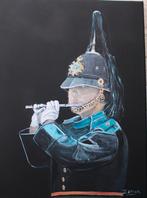 Schilderij fluitist Pasveerkorps, Ophalen of Verzenden