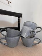 7 grote grijze thee of soep mokken, Huis en Inrichting, Emmers, Ophalen, Gebruikt, Overige materialen