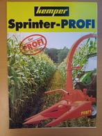 Folder / Poster Kemper sprinter Profi, Ophalen of Verzenden, Gelezen, Tractor en Landbouw