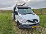 Mercedes-Benz Sprinter bouwjaar 2009 dubbel cabine, Auto's, Zwart, Wit, Mercedes-Benz, Bedrijf