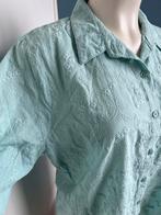 Red button lichtblauw blouse geborduurde bloemen xl, Kleding | Dames, Blouses en Tunieken, Blauw, Maat 46/48 (XL) of groter, Ophalen of Verzenden