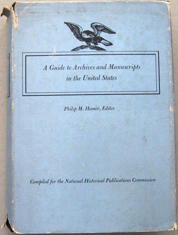 A Guide to the Archives and Manuscripts in the United States beschikbaar voor biedingen