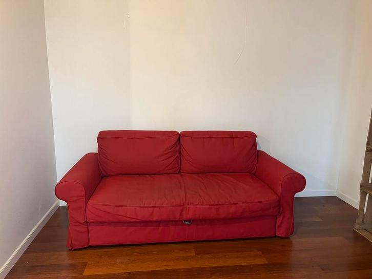 IKEA Ektorp tweepersoons slaapbank (210b, bed 160 b *200 l), Huis en Inrichting, Banken | Bankstellen, Gebruikt, Rechte bank, Tweepersoons