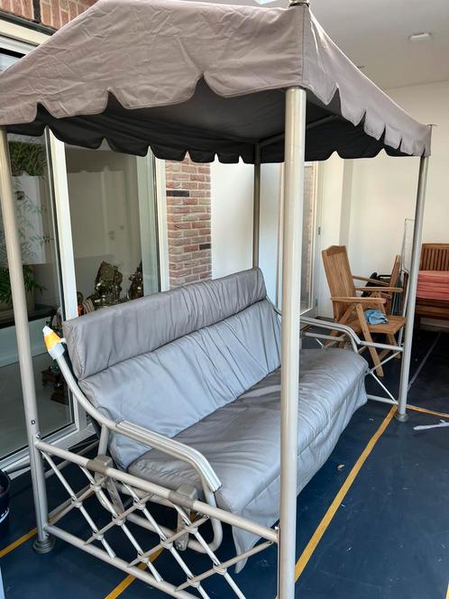 Schommelbank 2m. binnen gebelven, Tuin en Terras, Tuinsets en Loungesets, Zo goed als nieuw, Bank, Ophalen of Verzenden