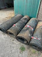 Diverse rollen noppenrubber, stalmatten voor paarden en vee, Ophalen, Gebruikt