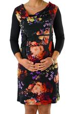 Positiekleding: leuke bloemen jurk voor netjes en casual!, Prenatal, Gedragen, Ophalen, Maat 38/40 (M)