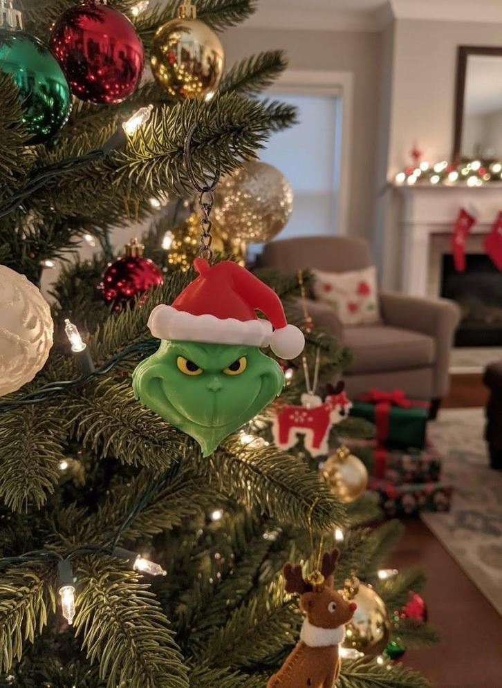 Grinch Christmas tree toy/keychain gift, Diversen, Kerst, Nieuw, Ophalen of Verzenden