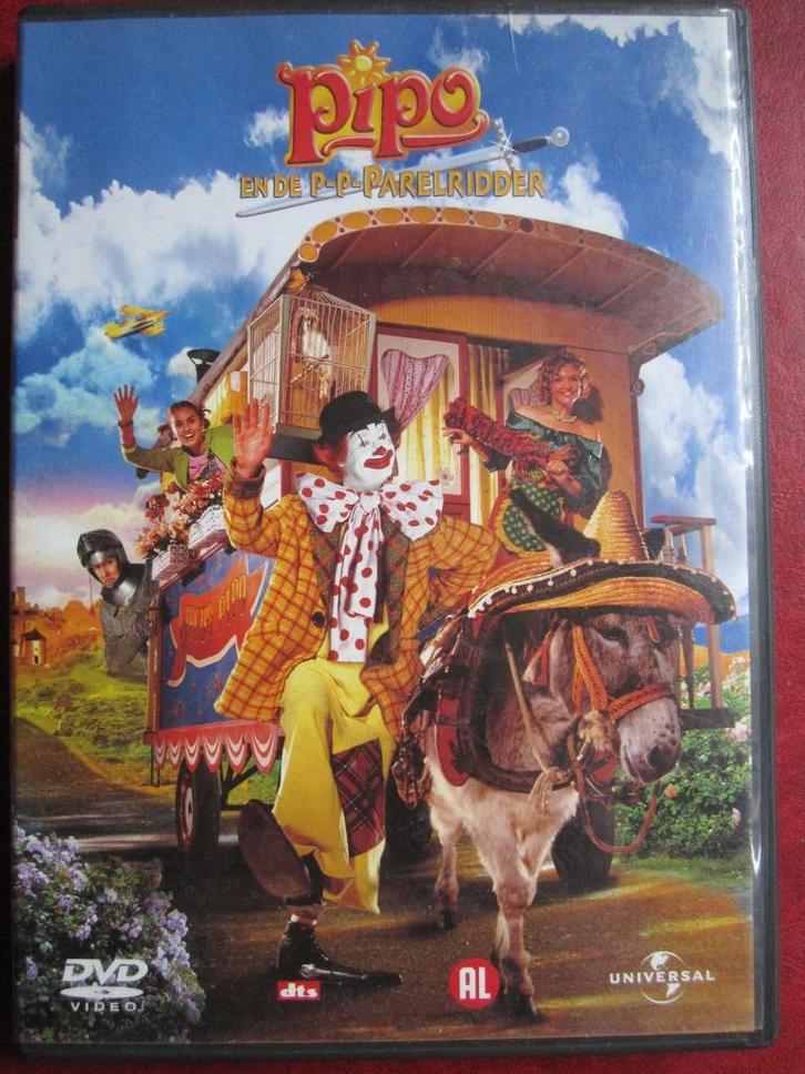 Pipo en de p-p-parelridder, Cd's en Dvd's, Dvd's | Kinderen en Jeugd, Zo goed als nieuw, Film, Avontuur, Alle leeftijden, Ophalen of Verzenden