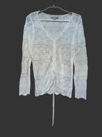 Red Button Top Maat S Wit Gehaakt Boho Ibiza Veter, Kleding | Dames, Truien en Vesten, Verzenden, Wit, Zo goed als nieuw, Maat 36 (S)