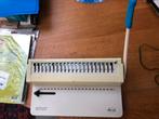 Inbindmachine lamirel incl. 79 st. A4 pvc cover, Diversen, Schrijfwaren, Ophalen, Gebruikt