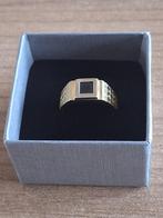 Herenring met Zwarte Steen, Heer, Nieuw, Ophalen of Verzenden, 17 tot 18