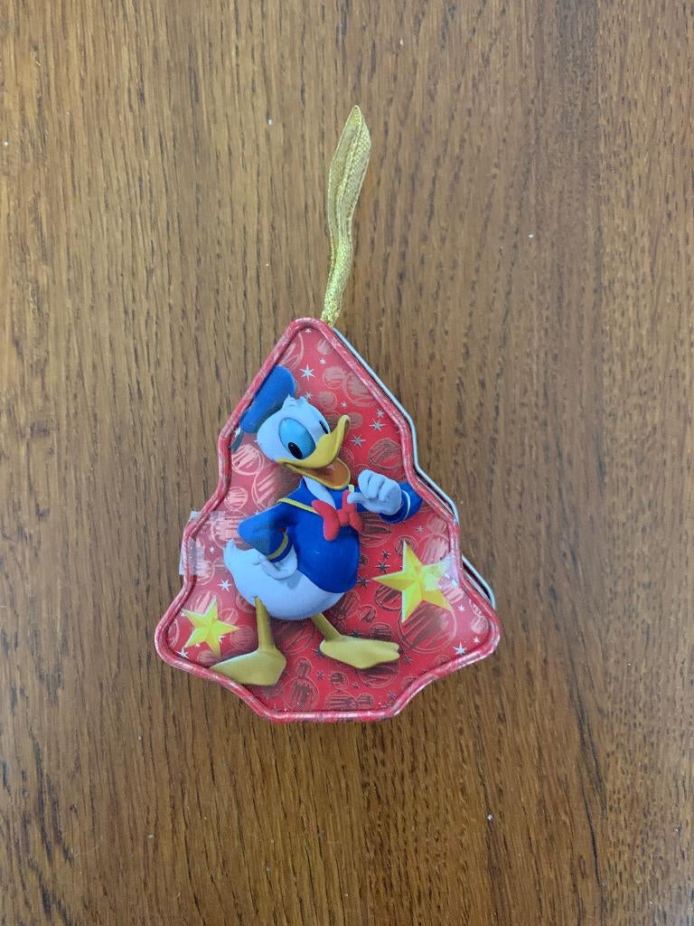 Kerst Blikje "Dennenboom" 'Donald Duck Mickey Mouse' Nieuw, Diversen, Kerst, Ophalen of Verzenden, Nieuw