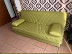 Sofa-bed with container, Huis en Inrichting, 90 cm, Tweepersoons, Zo goed als nieuw, Groen