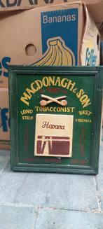 Vintage MacDonagh & Son Tabakswinkel Reclamebord, Ophalen of Verzenden