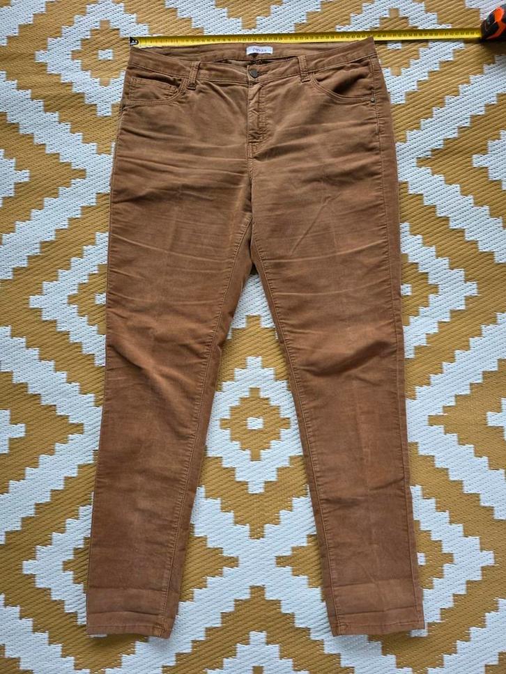 PAPRIKA rib broek roestbruin taille/maat 1 ca 44, Kleding | Dames, Broeken en Pantalons, Zo goed als nieuw, Maat 42/44 (L), Bruin