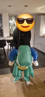 Opblaasbaar carnavalspak dinosaurus, Ophalen of Verzenden, Zo goed als nieuw, Pak of Jurk