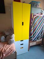 IKEA Kledingkast Kind - Geel/Wit, Huis en Inrichting, Ophalen, Overige materialen, Gebruikt, 50 tot 100 cm