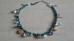 Turkooise ketting van Fiva te koop, Sieraden, Tassen en Uiterlijk, Overige materialen, Verstelbaar, Blauw, Ophalen of Verzenden