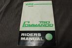 Norton 750 Commando 1972  motorcycle riders manual, Motoren, Handleidingen en Instructieboekjes, Ophalen of Verzenden, Overige merken
