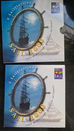 Sail 2000 Amsterdam set van 5 x 5 sailflorijnen munt Proof/B, Ophalen of Verzenden, Overige materialen, Nederland