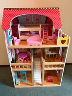 Poppenhuis met inhoud, Ophalen of Verzenden, Zo goed als nieuw, Poppenhuis