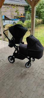 Thule Sleek duowagen zwart, Kinderen en Baby's, Kinderwagens en Combinaties, Gebruikt, Verstelbare duwstang, Ophalen, Kinderwagen