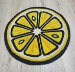 Citroenschijfje vloerkleed 100%wol 70cm, 50 tot 100 cm, Verzenden, Rond, 50 tot 100 cm