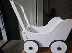 pinolino poppenwagen met prinsessenkroontje, Kinderen en Baby's, Speelgoed | Houten speelgoed, Ophalen, Gebruikt, Duw- of Trekspeelgoed