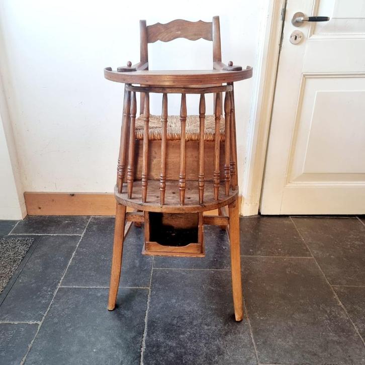 Antieke kinderstoel, Kinderen en Baby's, Kinderstoelen, Gebruikt, Overige typen, Stoelverkleiner, Ophalen