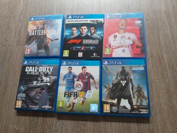Playstation 4 spellen beschikbaar voor biedingen