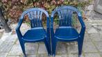 Twee tuinstoelen, Tuin en Terras, Tuinstoelen, Ophalen, Gebruikt, Plastic, Stapelbaar