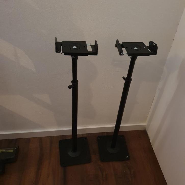 2 Universele verstelbare Speaker Vloerstandaard BS16B, Audio, Tv en Foto, Overige Audio, Tv en Foto, Gebruikt, Ophalen