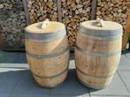 Regenton Eikenhouten Wijnvat 224 liter, 150 liter of meer, Ophalen, Gebruikt, Hout