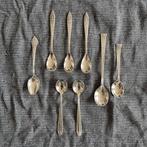 8 Verzilverde theelepeltjes, Ophalen of Verzenden