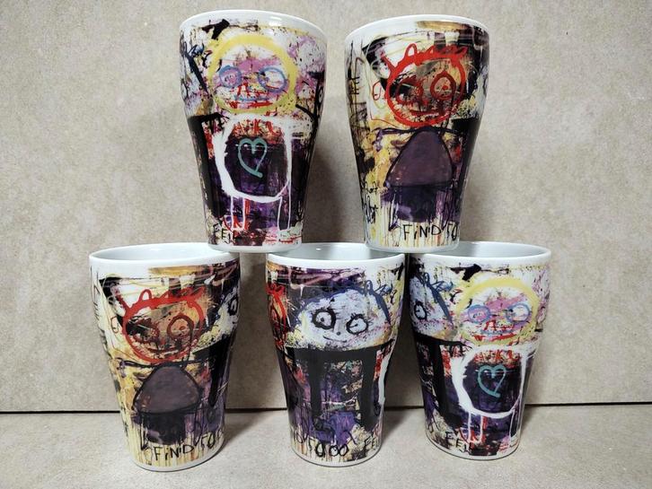 Mokken Poul Pava Original serie 5000 Aida, Huis en Inrichting, Keuken | Servies, Zo goed als nieuw, Overige typen, Overige stijlen