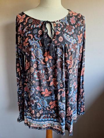 Leuke stretch top print van MS Mode, maat L beschikbaar voor biedingen