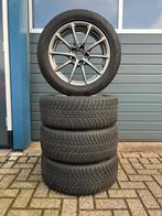 Alfa Romeo 17 inch velgen + winterbanden (5x110)  nette set, Auto-onderdelen, Banden en Velgen, Ophalen, 17 inch, Winterbanden