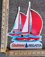 Vintage sticker Gladstone Regatta zeilboot sigaretten tabak, Verzamelen, Ophalen of Verzenden, Zo goed als nieuw, Overige typen