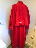 Oiliy jas rood lange jas trenchcoat maat L , Kleding | Dames, Jassen | Winter, Verzenden, Zo goed als nieuw, Rood