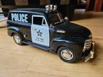 Mira Chevrolet Panel Truck Politie 1/18, Ophalen of Verzenden, Zo goed als nieuw, Auto, Overige merken