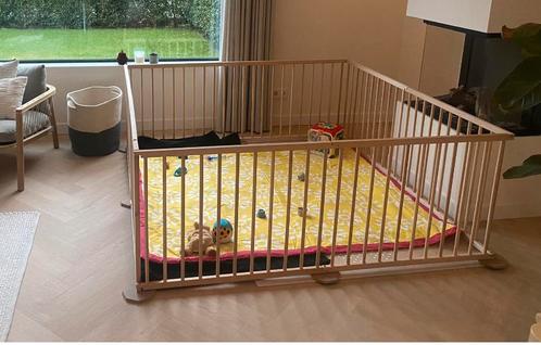 Houten grond/speel box, Kinderen en Baby's, Boxen, Gebruikt, Rechthoekig, Ophalen