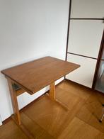 Bureau schoolbureau hout vintage, Huis en Inrichting, Bureaus, Ophalen, Gebruikt