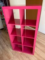 Roze Ikea Kallax kast, Ophalen, 100 tot 150 cm, 50 tot 100 cm, Zo goed als nieuw