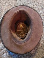 BC Hats Lederen Hoed - Australische Stijl, Ophalen of Verzenden, Gedragen, BC Hats, Hoed