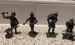 Vintage tinnen Ambachten Figuren Set, Ophalen of Verzenden